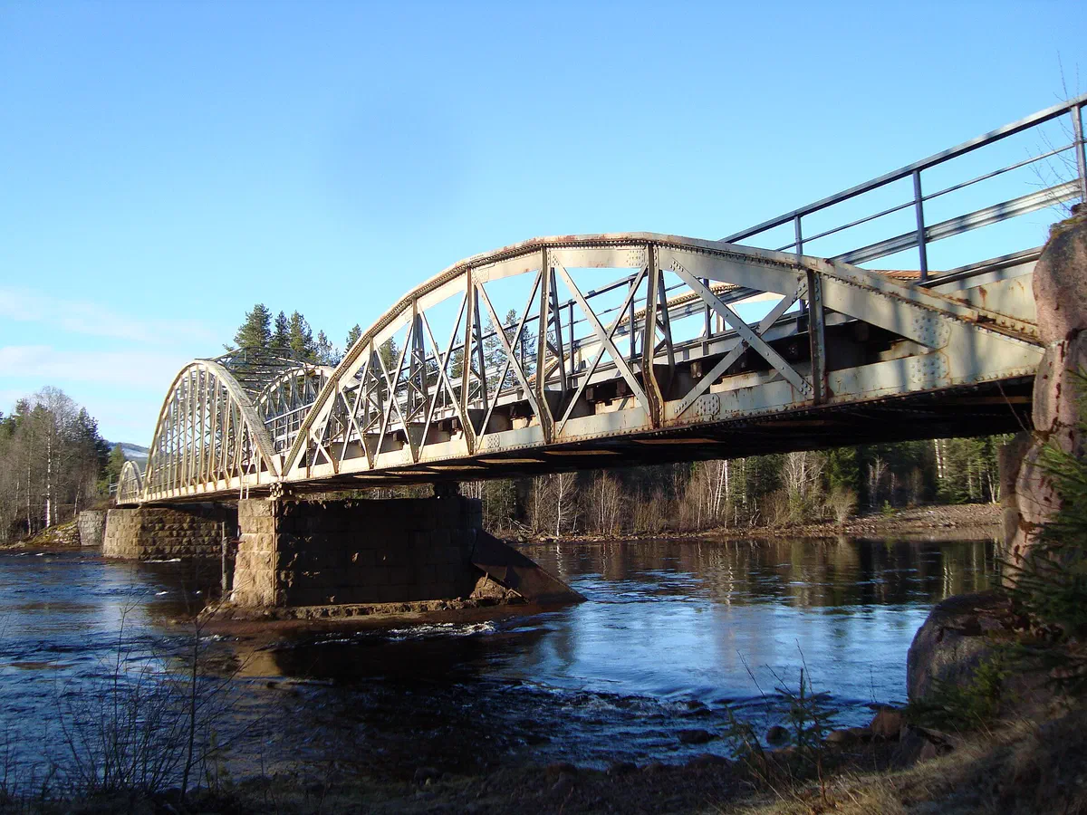 Oxbergsbron över Österdalälven.