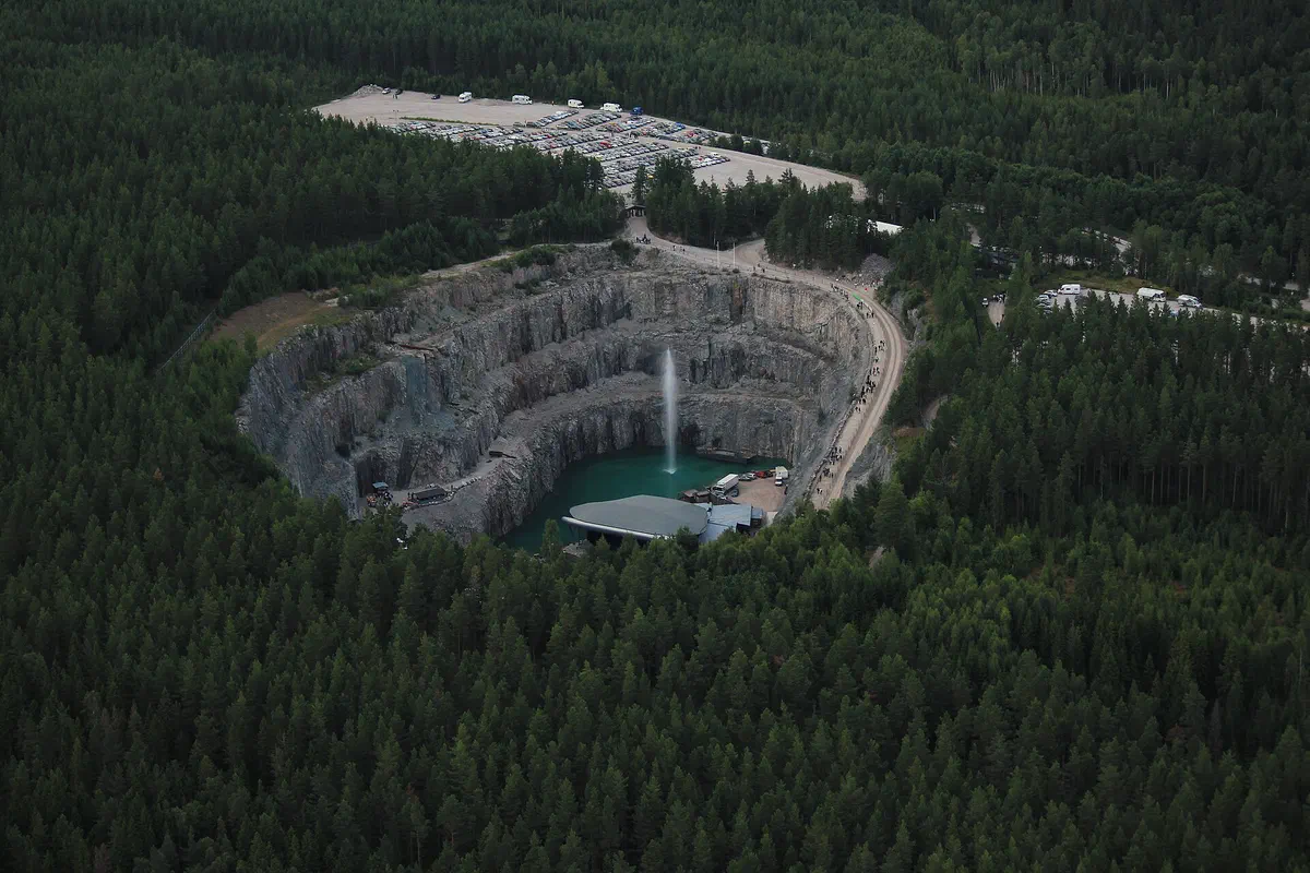 Dalhalla från ovan