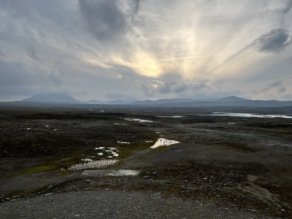 Kalfjället vid Stekenjokk i slutet av augusti.