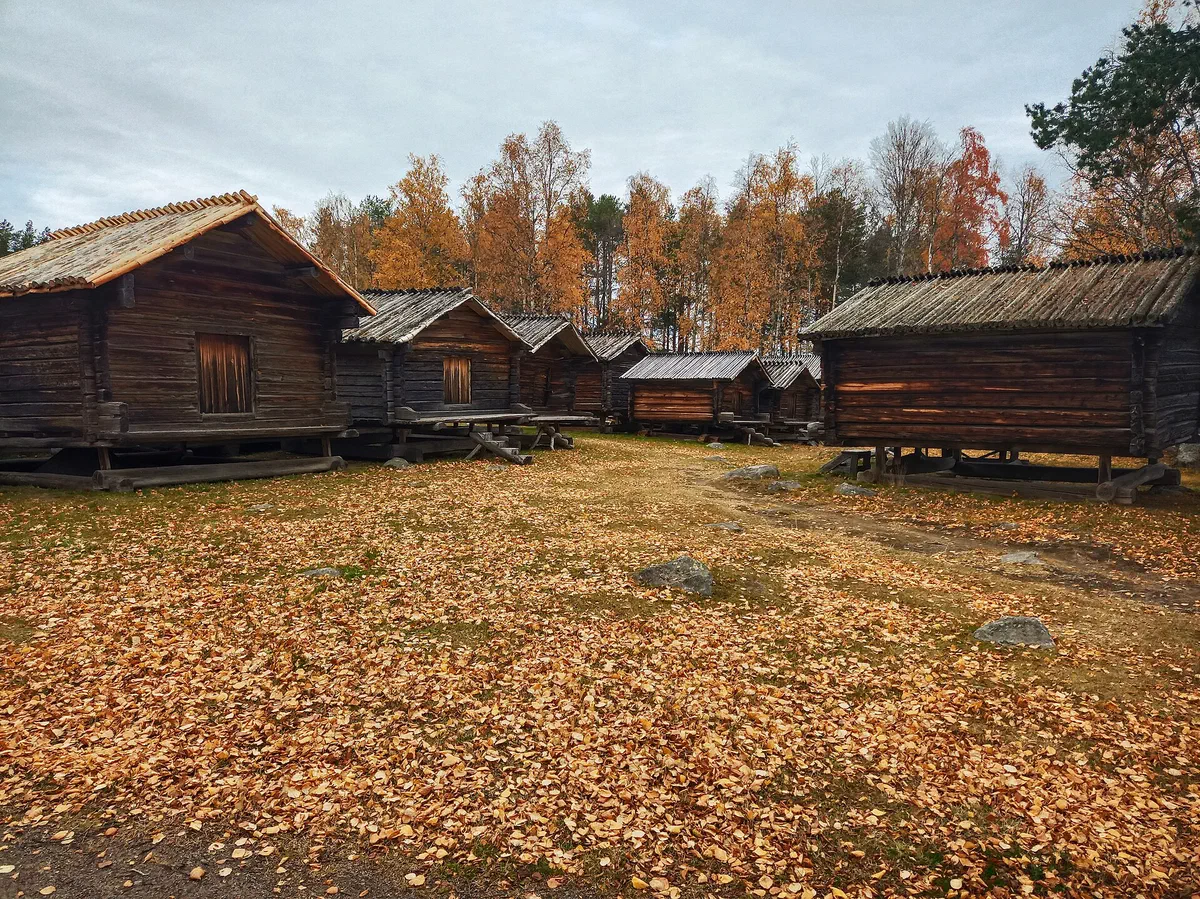 Lappstaden en höstdag